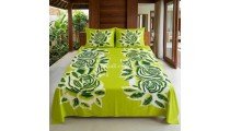 New Design Rayon Bedsheet Hand Painted Handmade in Bali